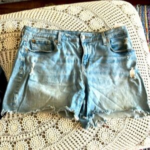 Blue jeans shorts